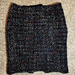 Lafayette 148 New York Multicolor Tweed Pencil Skirt